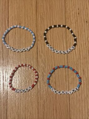 Sombr Inspired Friendship Bracelets
Handmade Beaded Fan Gift Music Merch